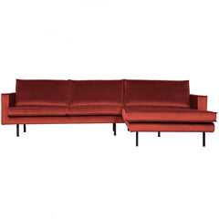RODEO-CHAISE-LONGUE-RECHTS-VELVET-CHESTNUT