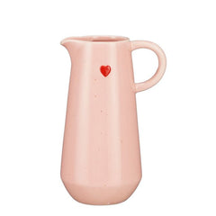 Roze kan met hartje