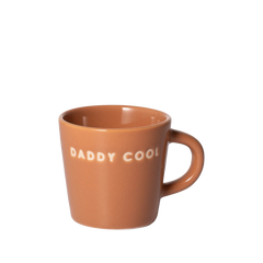 Ceramic Espresso Cup DADDY COOL terracotta 80ml