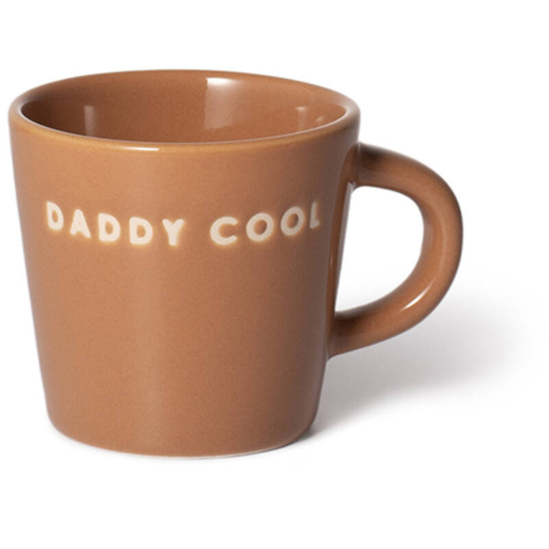 Ceramic Espresso Cup DADDY COOL terracotta 80ml