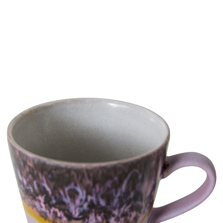 70s ceramics: cappuccino  mug, blast