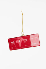 Yup Ornament Boardingpass Amsterdam - Tokio