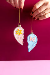 YUP in de boom - Best Friends Hart Kerstornament