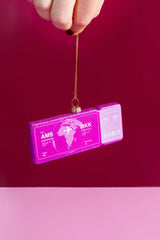 YUP in de boom - Boardingpass Amsterdam - Bangkok Kerstornament