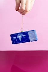 YUP in de boom - Boardingpass Amsterdam - Sydney Kerstornament