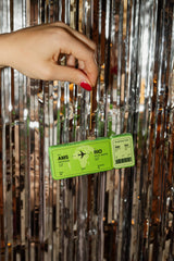 Yup Ornament Boardingpass Amsterdam - Rio de Janeiro