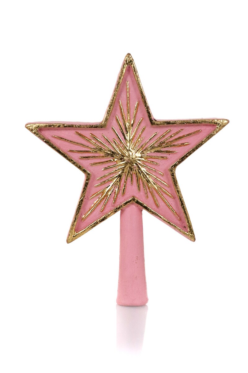 STARBURST TREE TOPPER LIGHT PINK