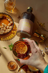 Low drink Glass - Amber