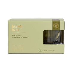 Low drink Glass - Olive