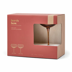 Cocktail Glass - Amber