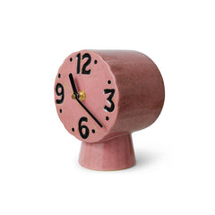 HKliving Retro ceramic clock pink