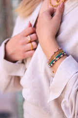 Label Kiki - Golden sand bracelet gold
