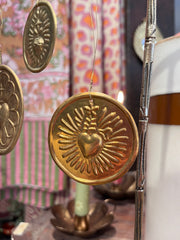 Hartmedaille ornament rond