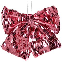 Ornament Feest Strik Stof Roze