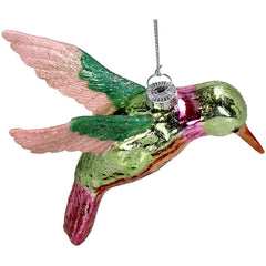 Ornament Kolibrie Glas Multi 9,5cm