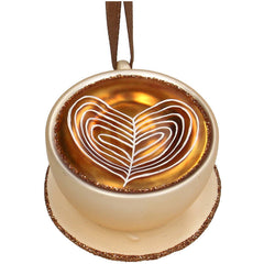 Ornament Coffee Heart Champagne