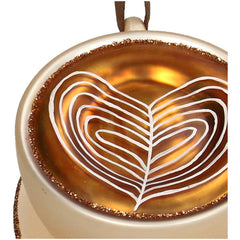 Ornament Coffee Heart Champagne