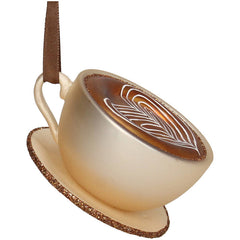 Ornament Coffee Heart Champagne