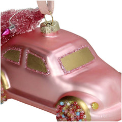 Ornament Auto Glas Pink