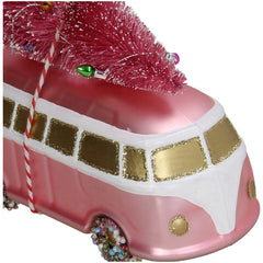 Ornament Glas Christmas Van Roze