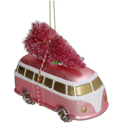 Ornament Glas Christmas Van Roze