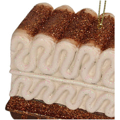 Ornament Viennetta Polyresin Bruin