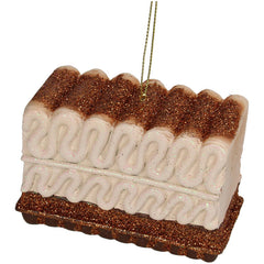 Ornament Viennetta Polyresin Bruin