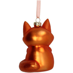 Ornament Vos Glas Bruin