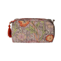 Make-up tasje Floral Violet/Geel