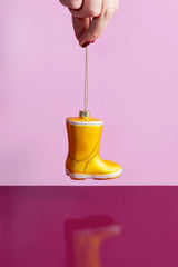 YUP in de boom - Regenlaarsjes Geel Kerstornament