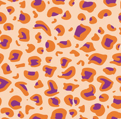 Keukendoek/handdoek - Tangerine Leopard