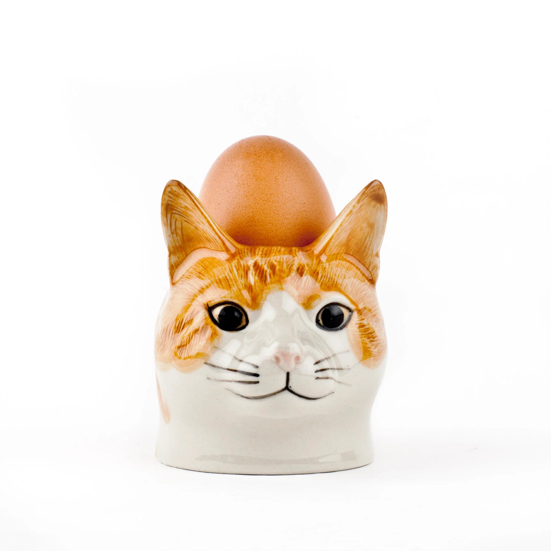 Squash the cat face Egg Cup