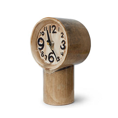 HKliving Retro ceramic clock cream