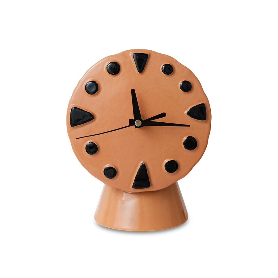 PRE-ORDER HKliving Retro ceramic clock peach