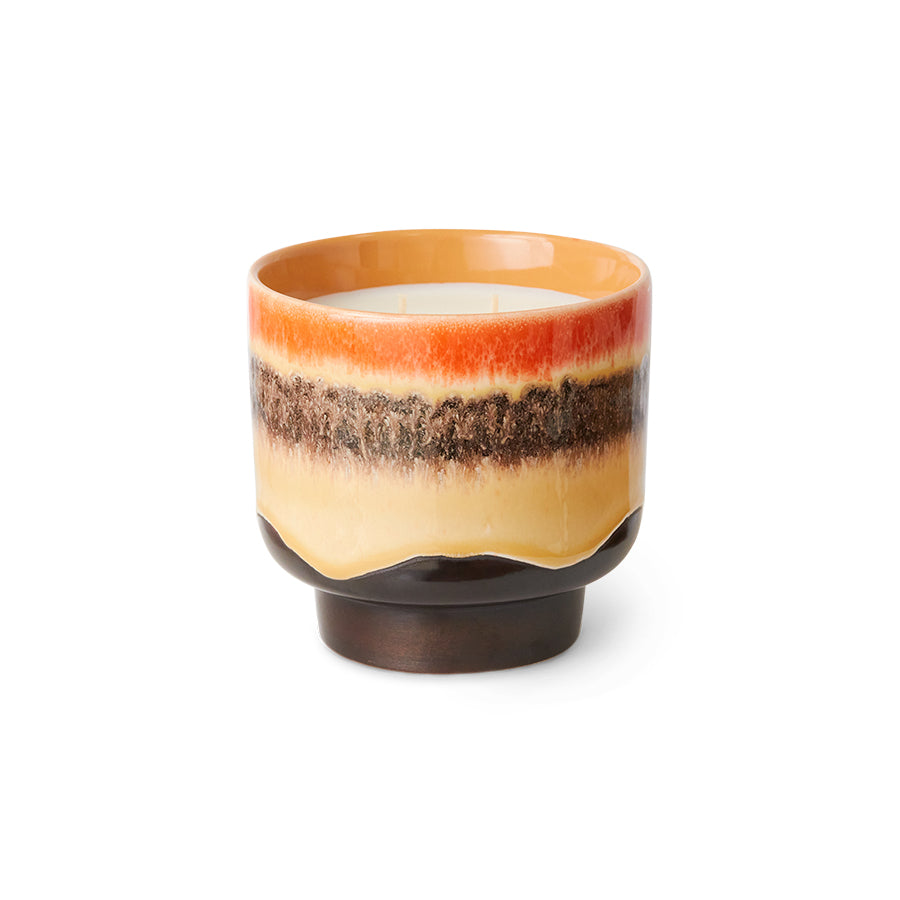 Hkliving 70s ceramics: scented candle tulum