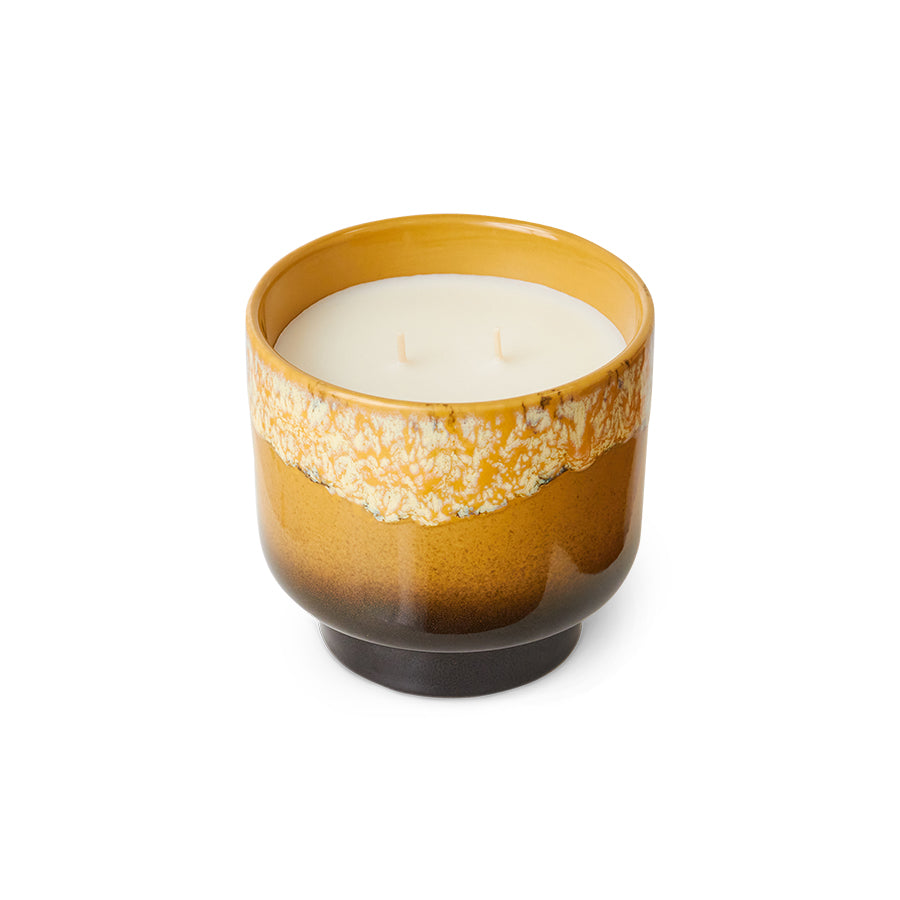 Hkliving 70s ceramics: scented candle valencia