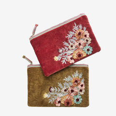 EMBROIDERED VELVET IPAD SLEEVE