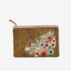 EMBROIDERED VELVET IPAD SLEEVE