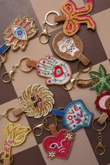 Sleutelhanger met Kraaltjes - Hand