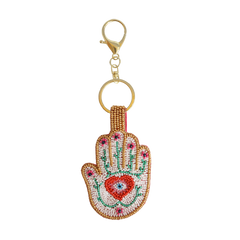 Sleutelhanger met Kraaltjes - Hand