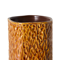 Rugged vase, burnt caramel | PRE-ORDER, begin november