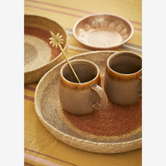 STONEWARE MUG - Brown