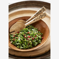 STONEWARE SERVING BOWL, Cinnamon, 26 x 7 cm