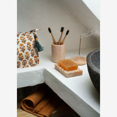 TOILETTAS - BEIGE BLOEMEN