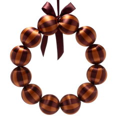 Wreath copper/brown ø35.5cm w/box