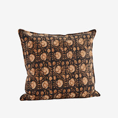 Printed cushion cover Brown, Orange, Peach