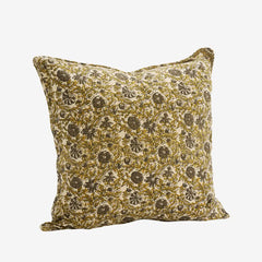 PRINTED CUSHION COVER - Beige, kaki, oudgroen