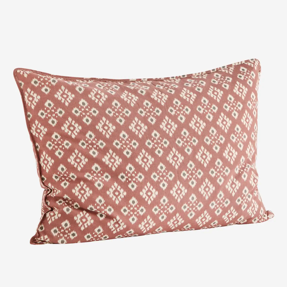 PRINTED CUSHION COVER, Old rose, ecru, anthracite