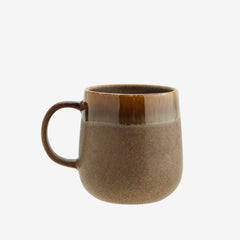 STONEWARE MUG - Brown
