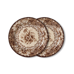 Sunday ceramics: side plate, brown (set of 2) | PRE-ORDER, februari 2027
